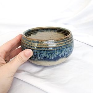 Drip Glaze Vintage Studio Pottery Vessel